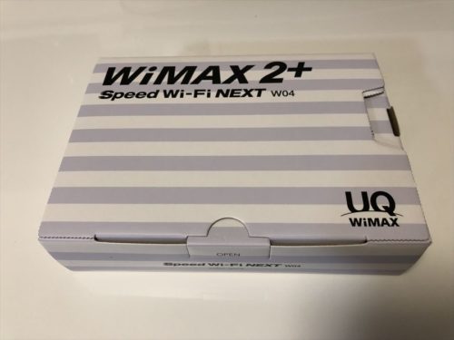WiMAX2+ Speed Wi-Fi NEXT W04
